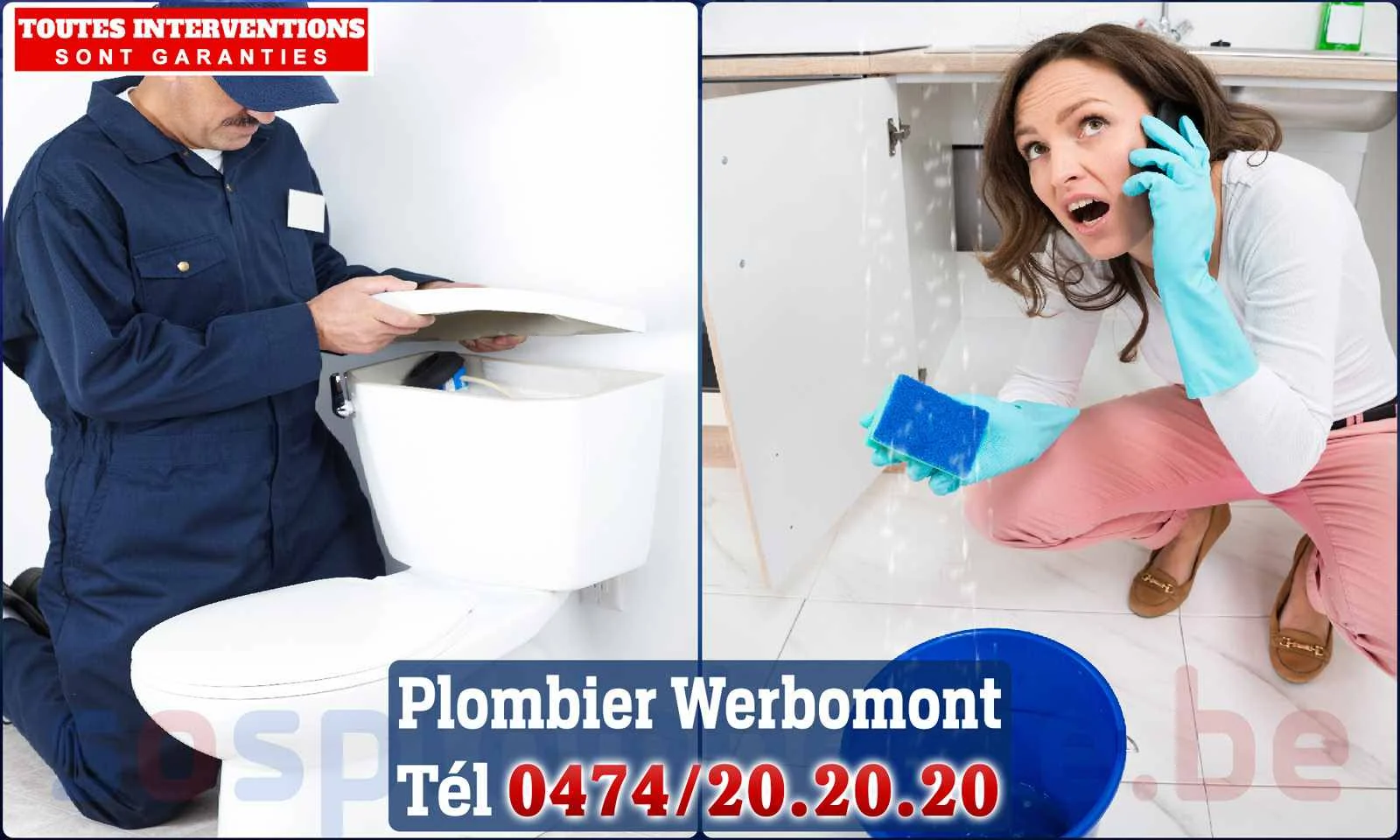 SOS Plomberie - Plombier Werbomont pour installation et
                    réparation