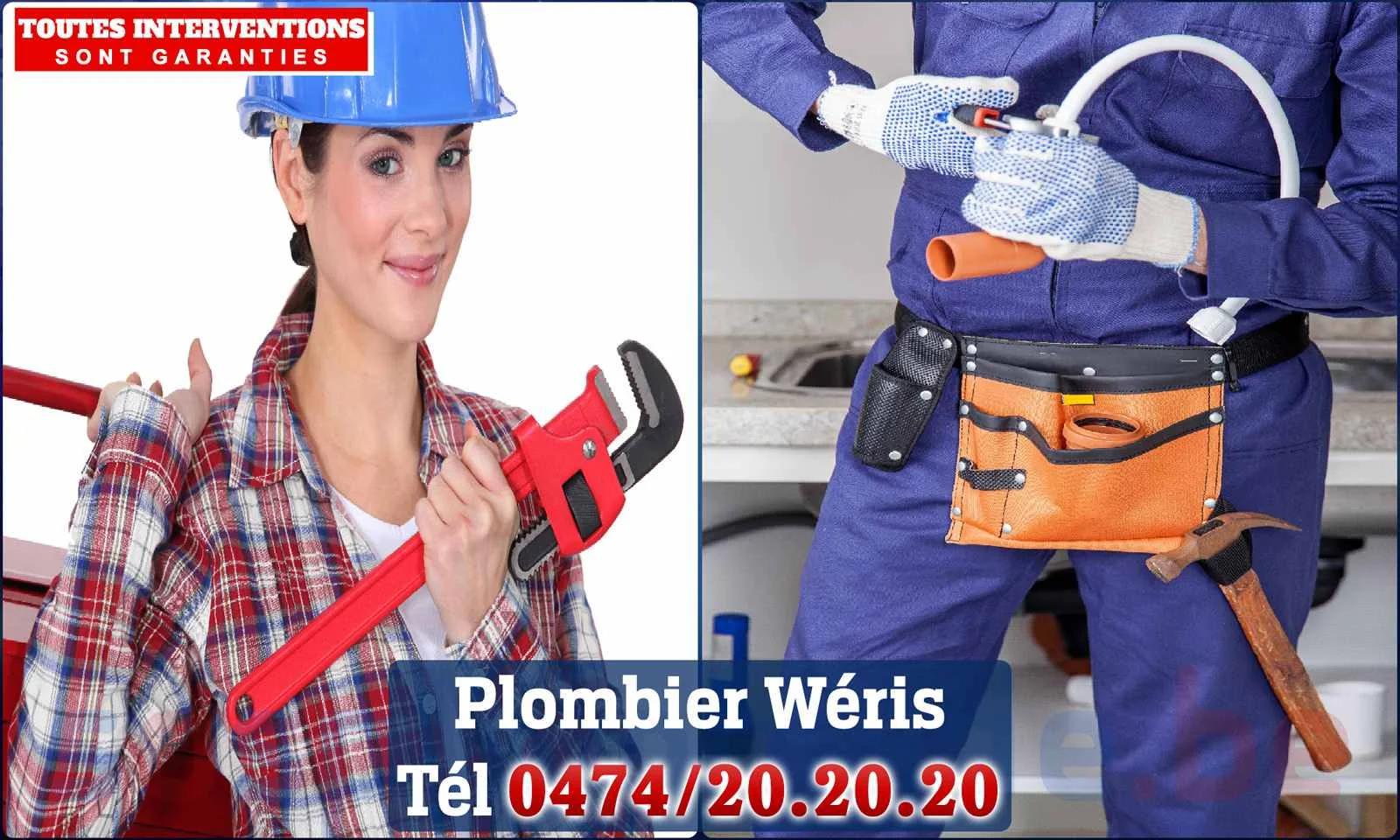 SOS Plomberie - Plombier Wéris pour installation et
                    réparation