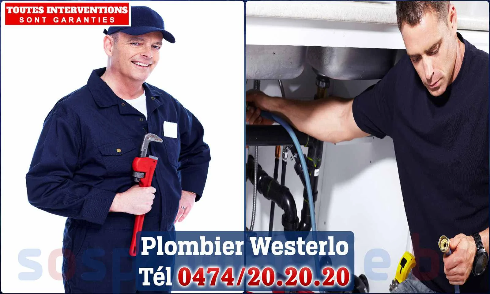 SOS Plomberie - Plombier Westerlo pour installation et réparation