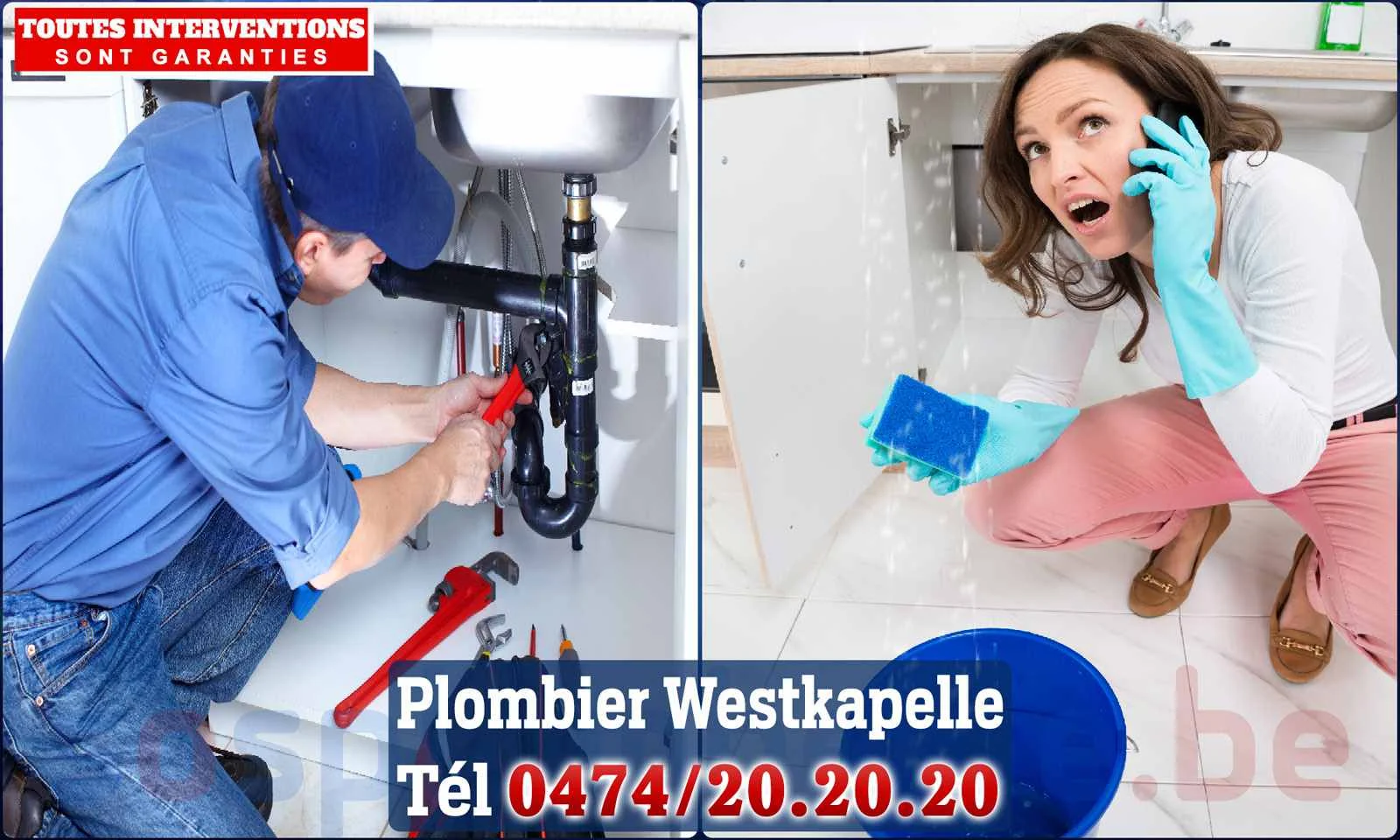 SOS Plomberie - Plombier Westkapelle pour installation et
                    réparation