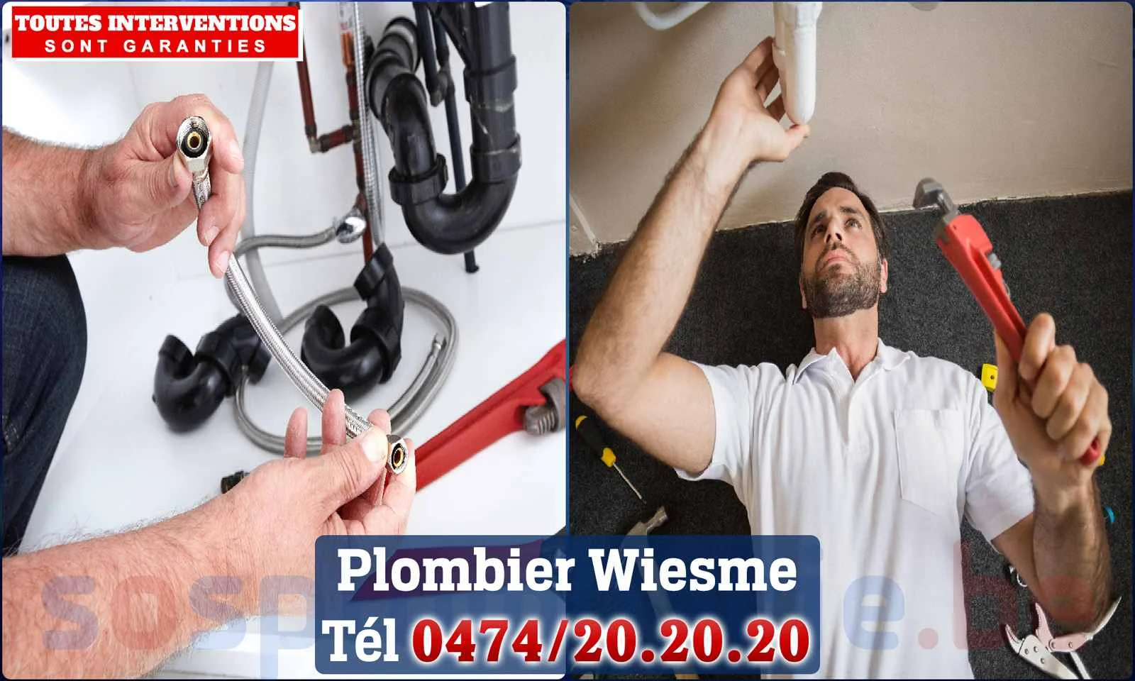 SOS Plomberie - Plombier Wiesme pour installation et
                    réparation