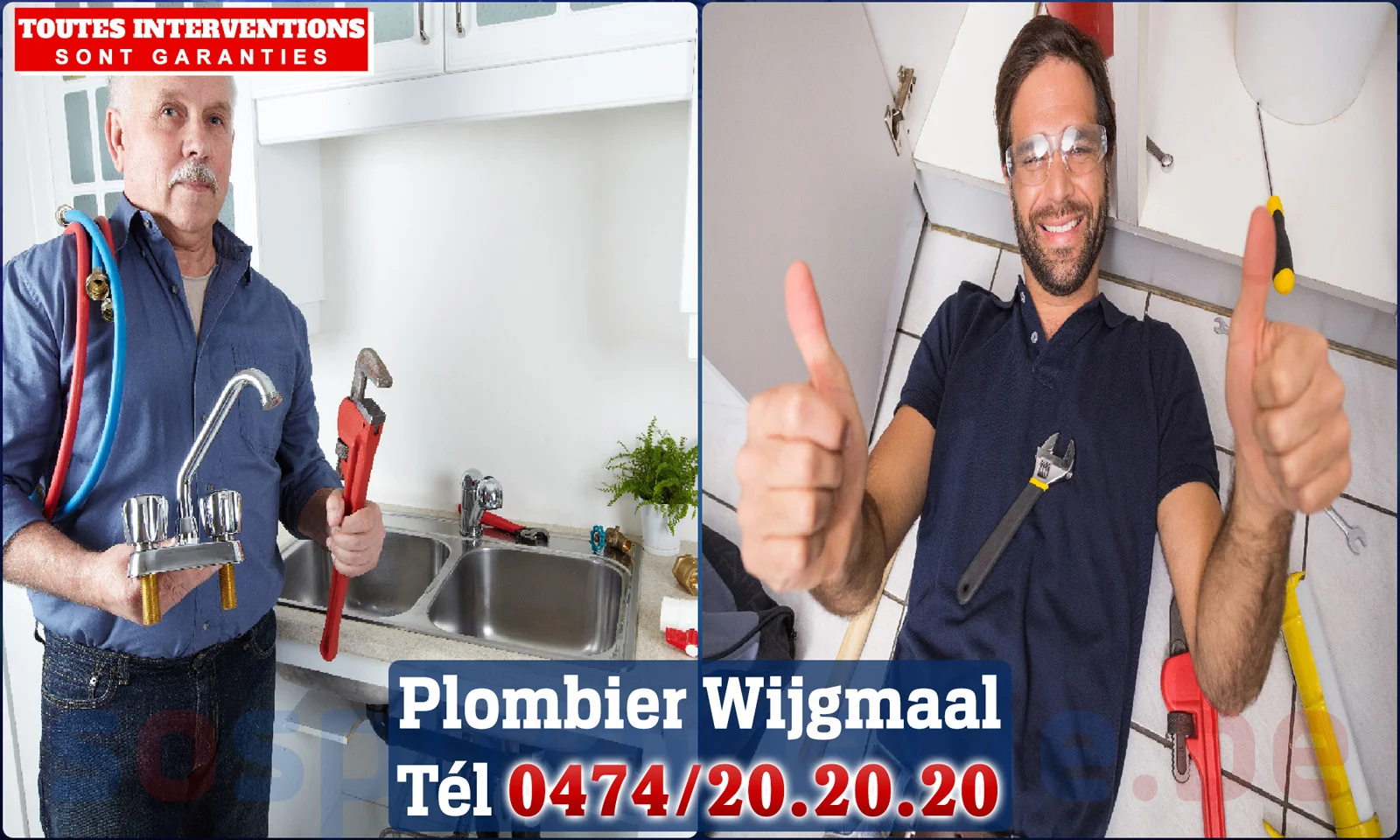 SOS Plomberie - Plombier Wijgmaal pour installation et
                    réparation