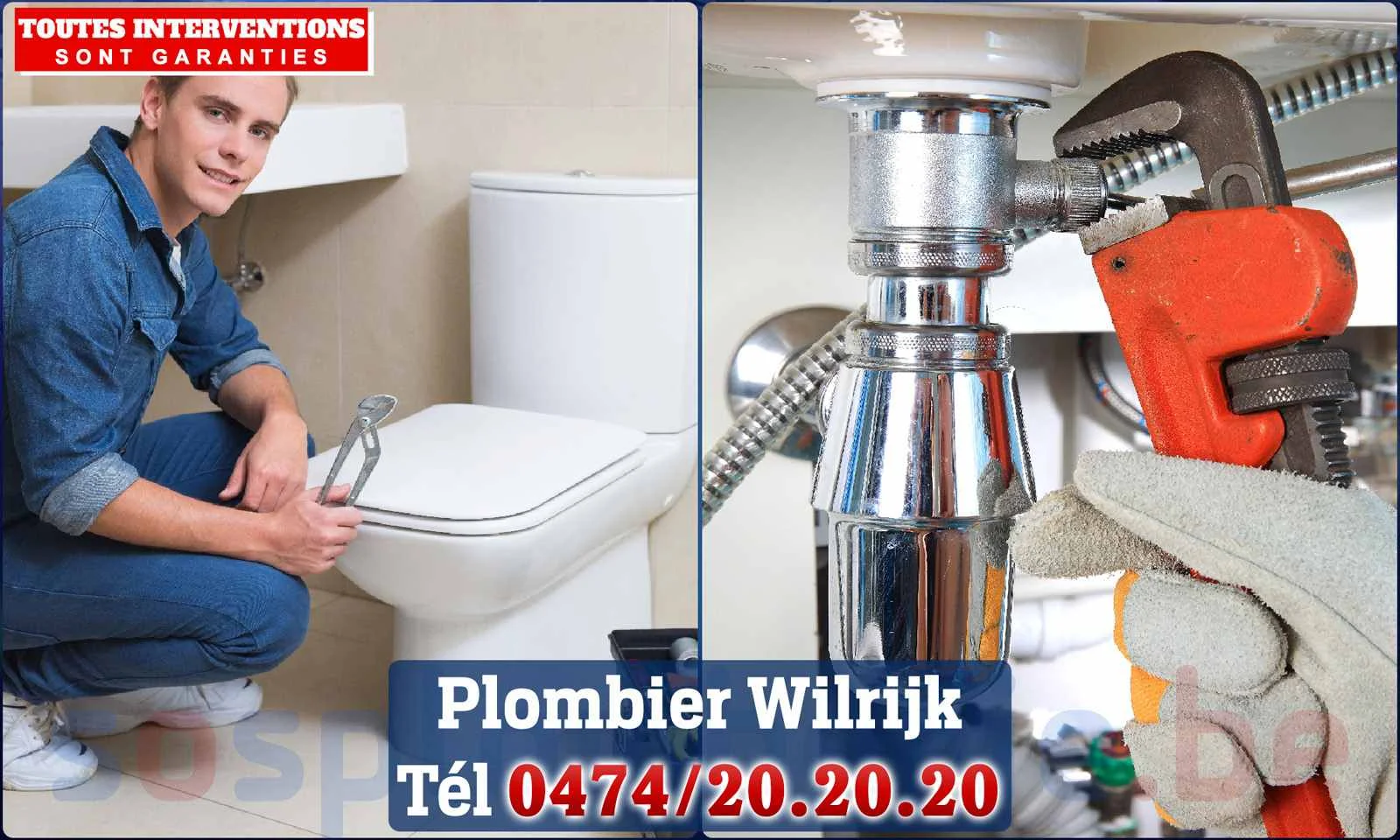 SOS Plomberie - Plombier Wilrijk pour installation et
                    réparation