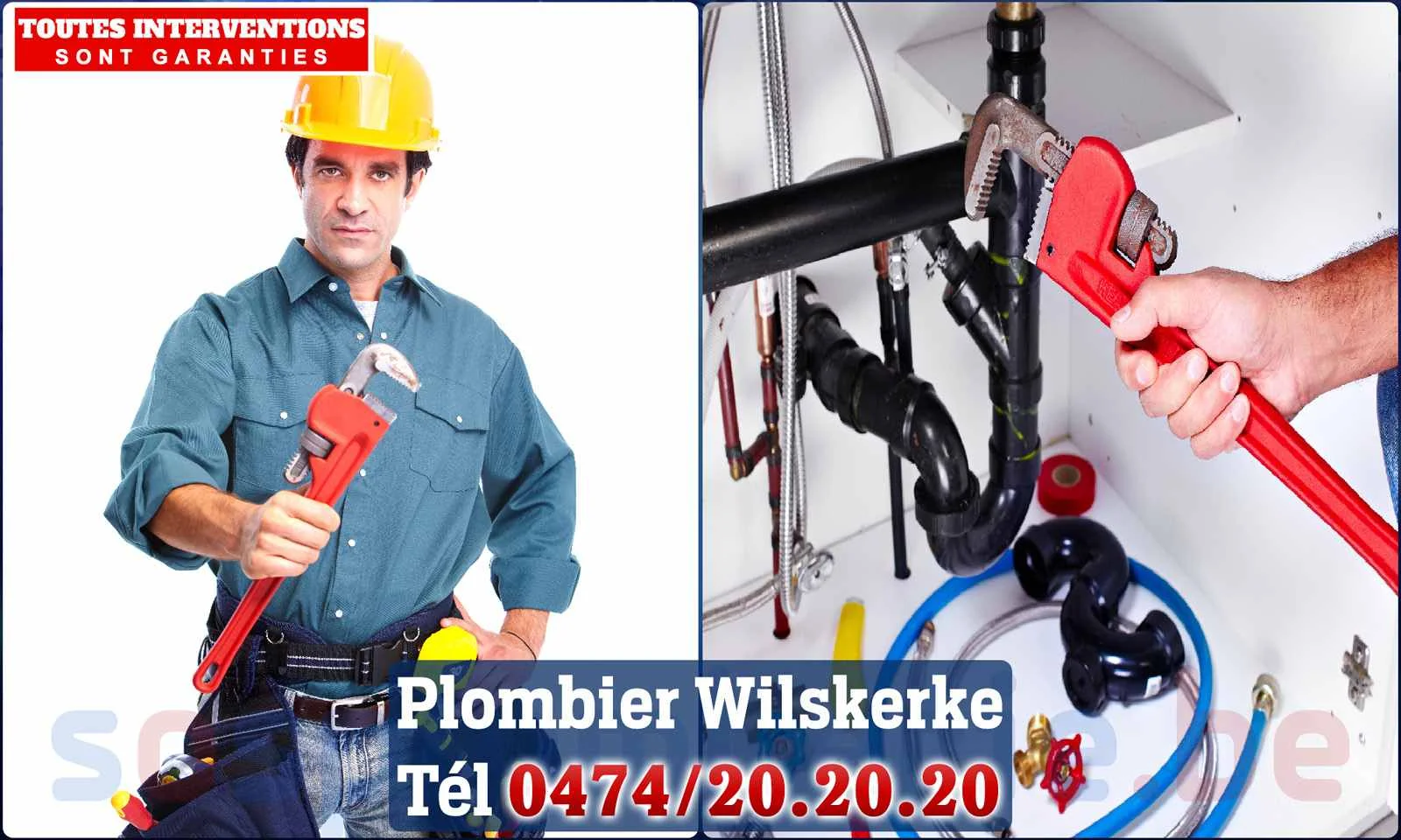 SOS Plomberie - Plombier Wilskerke pour installation et
                    réparation