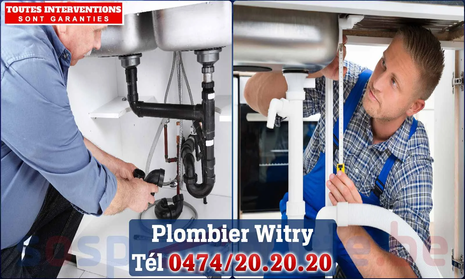 SOS Plomberie - Plombier Witry pour installation et
                    réparation