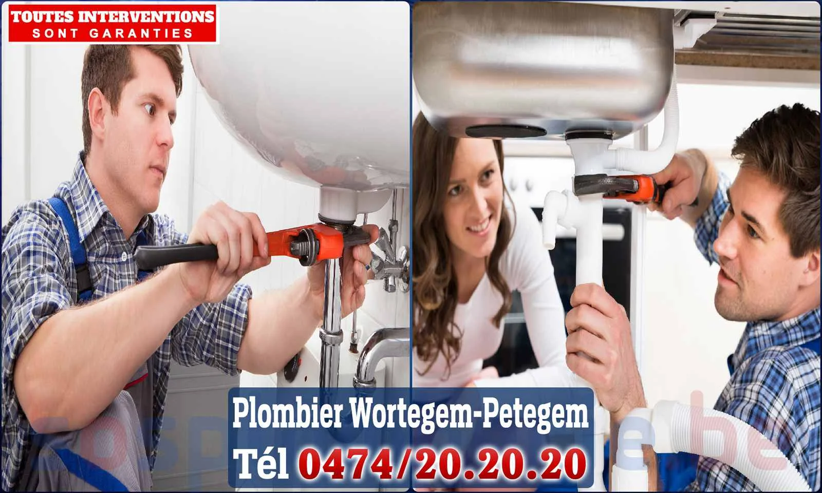 SOS Plomberie - Plombier Wortegem-Petegem pour installation et réparation