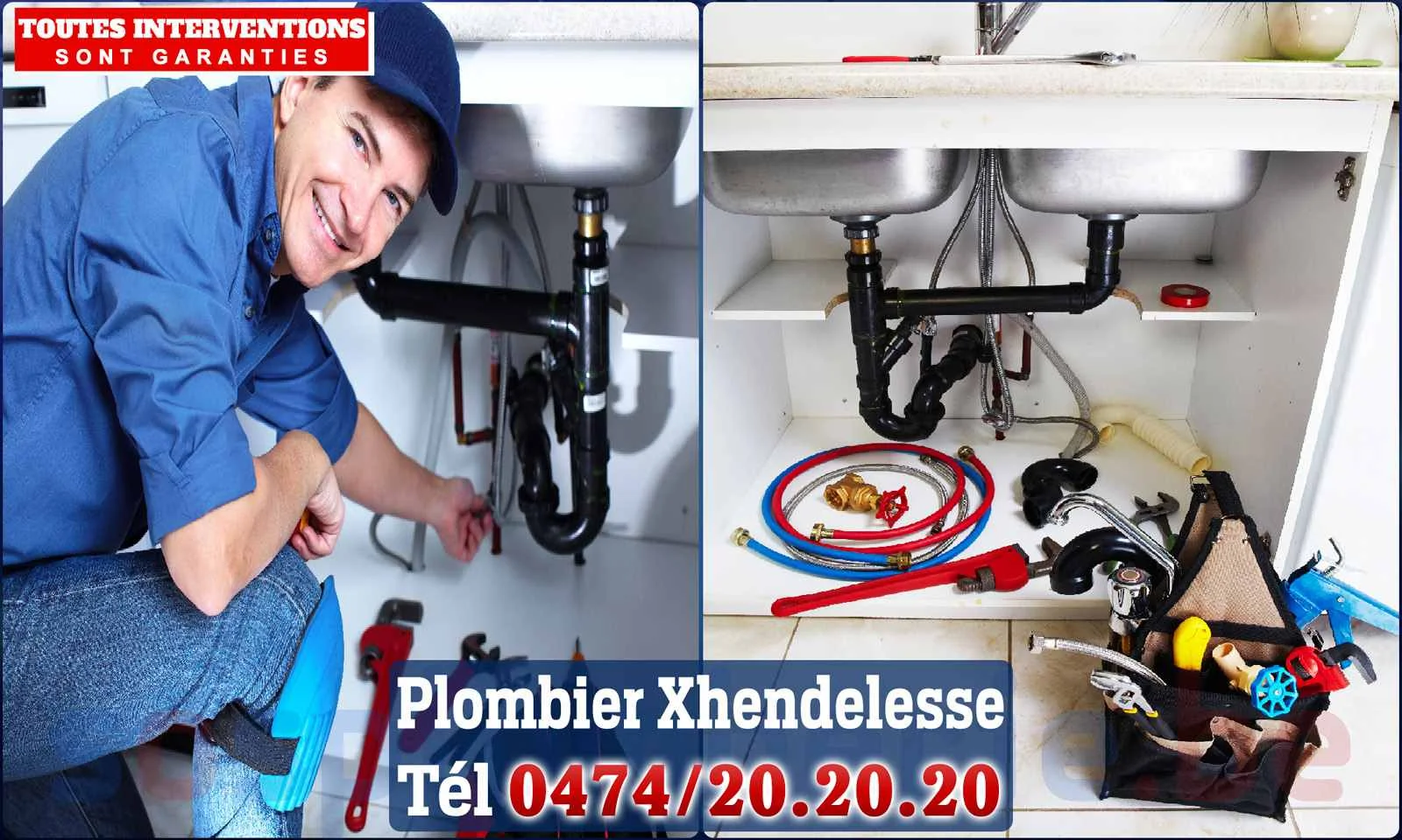 SOS Plomberie - Plombier Xhendelesse pour installation et
                    réparation