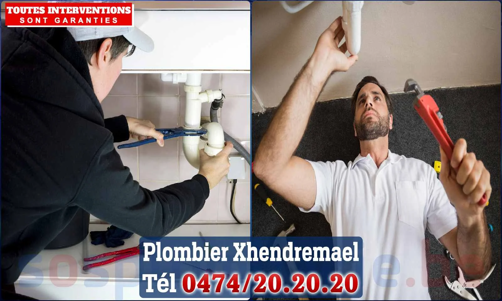 SOS Plomberie - Plombier Xhendremael pour installation et
                    réparation