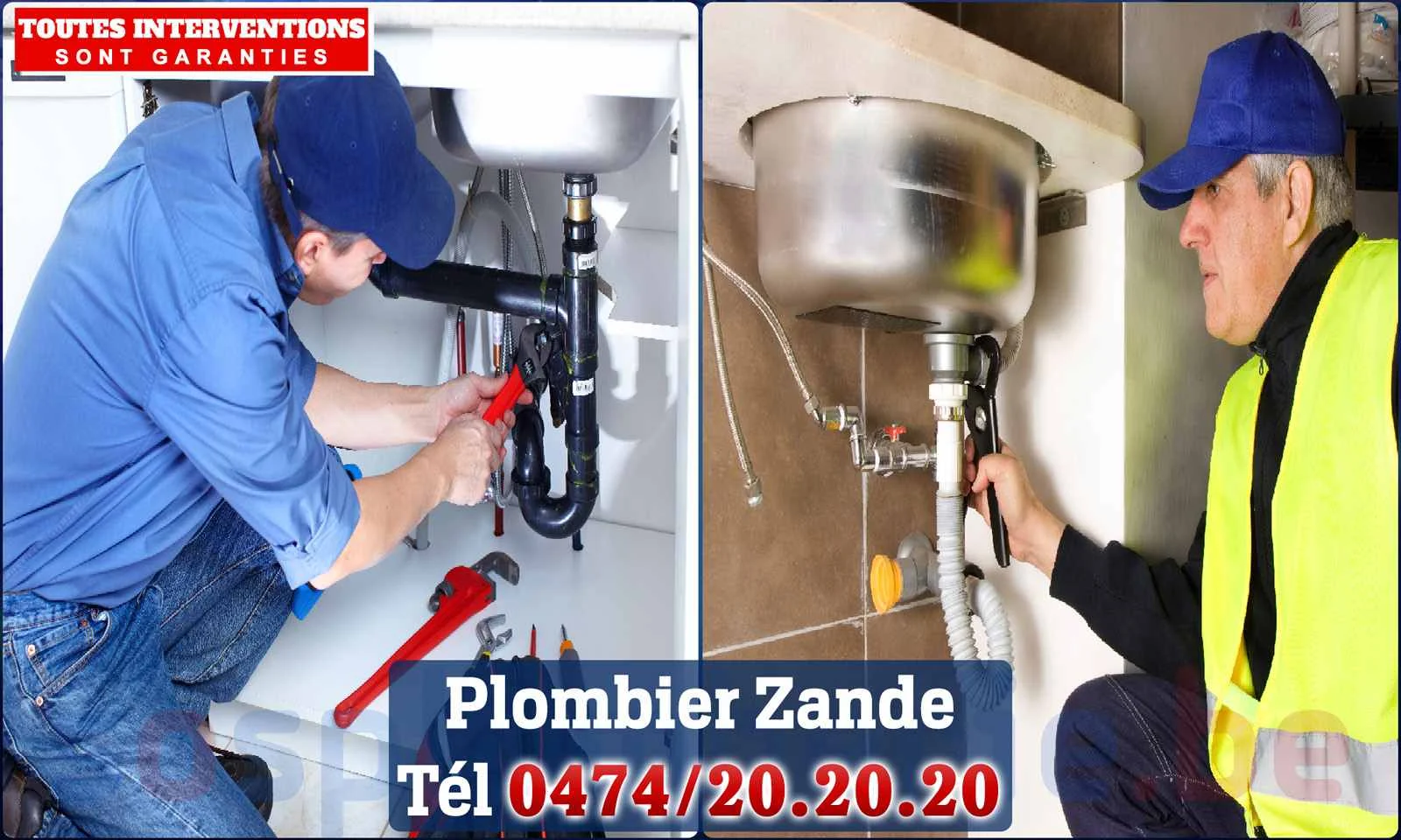 SOS Plomberie - Plombier Zande pour installation et
                    réparation