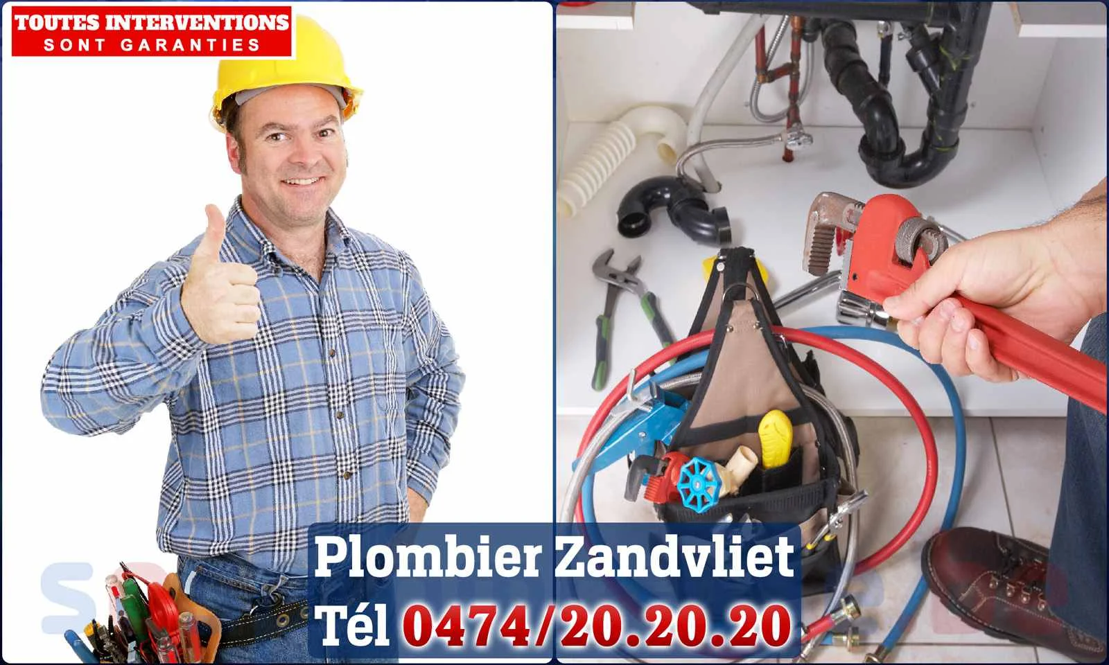 SOS Plomberie - Plombier Zandvliet pour installation et
                    réparation