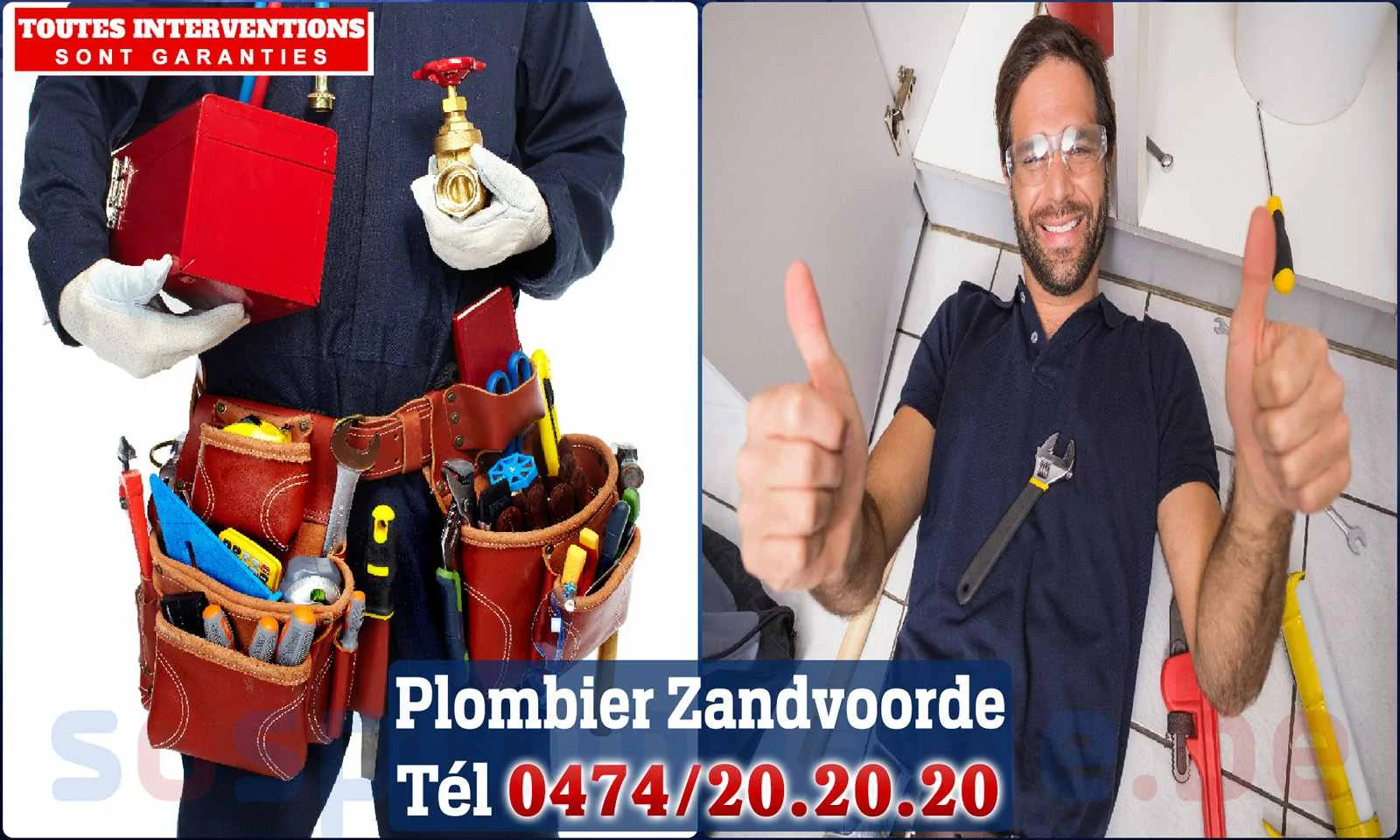 SOS Plomberie - Plombier Zandvoorde pour installation et
                    réparation