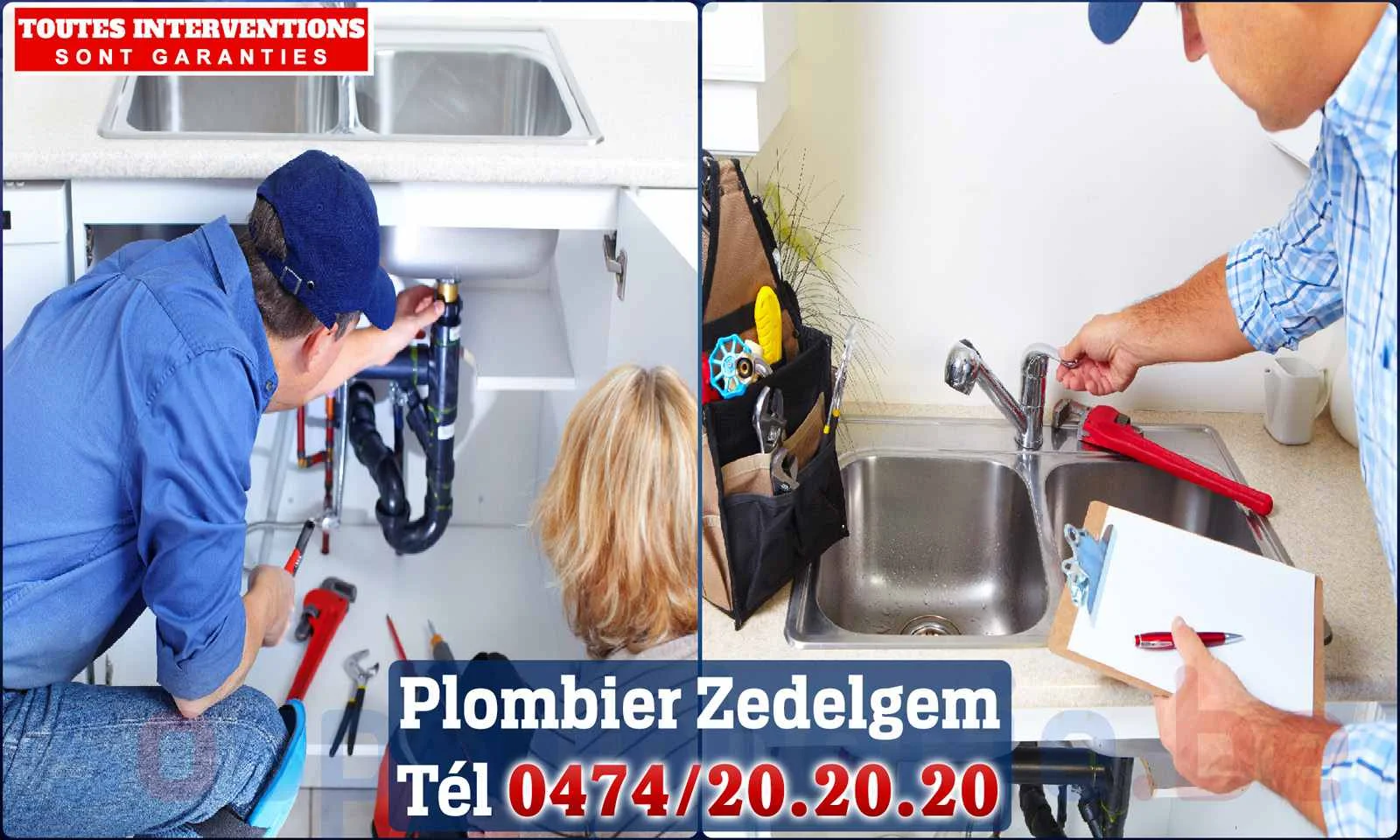 SOS Plomberie - Plombier Zedelgem pour installation et réparation