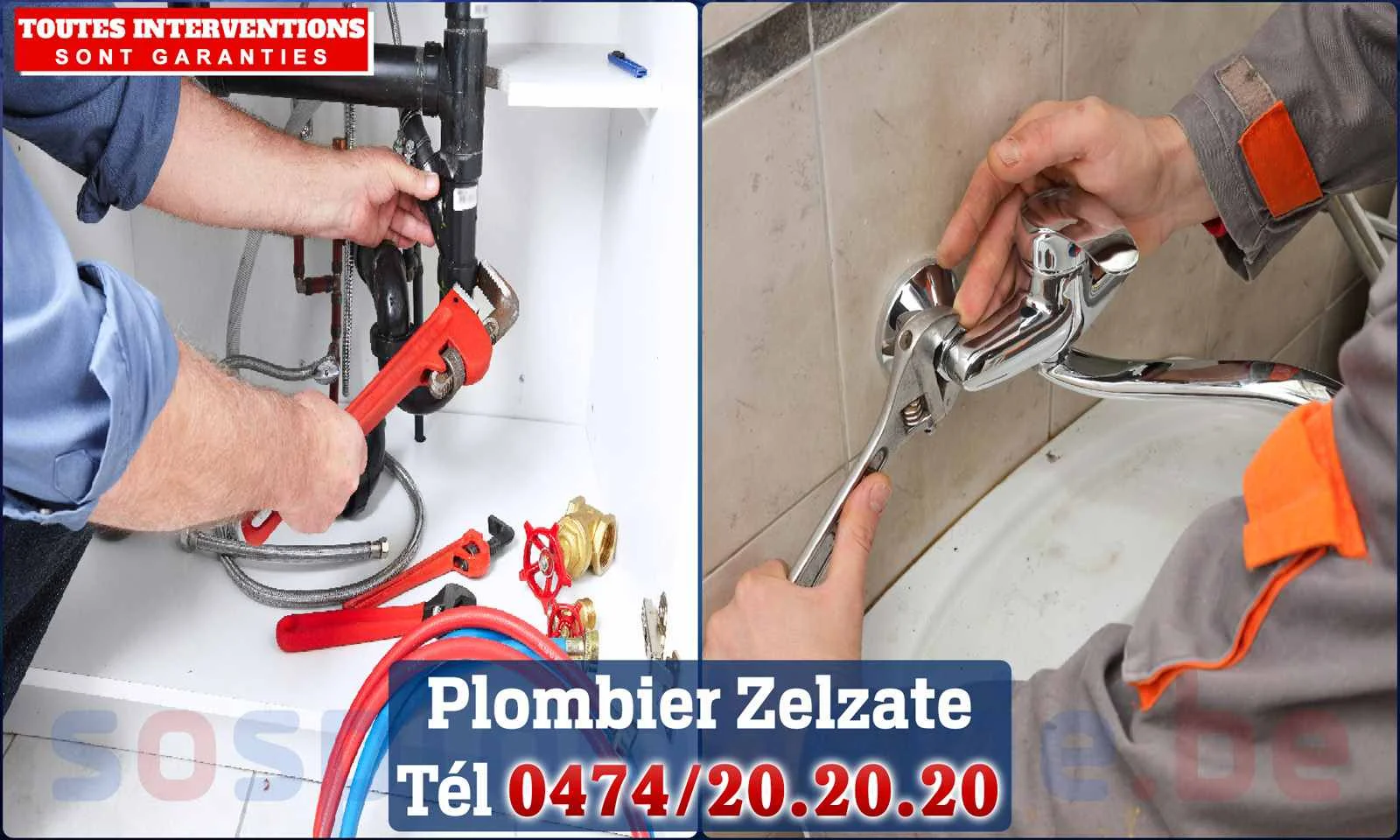 SOS Plomberie - Plombier Zelzate pour installation et réparation