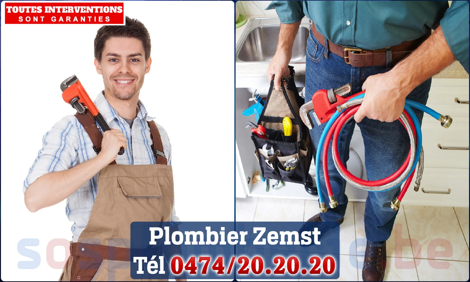 SOS Plomberie - Plombier Zemst pour installation et réparation