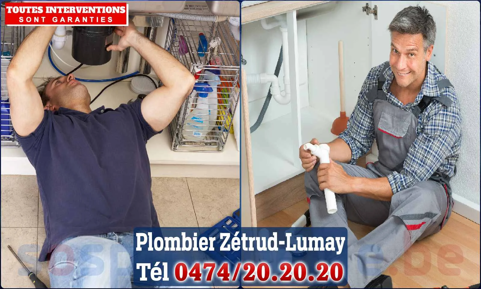 SOS Plomberie - Plombier Zétrud-Lumay pour installation et
                    réparation