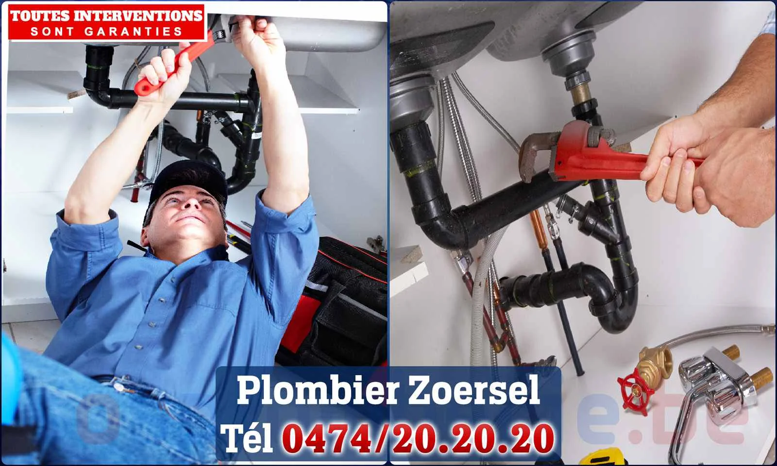 SOS Plomberie - Plombier Zoersel pour installation et réparation