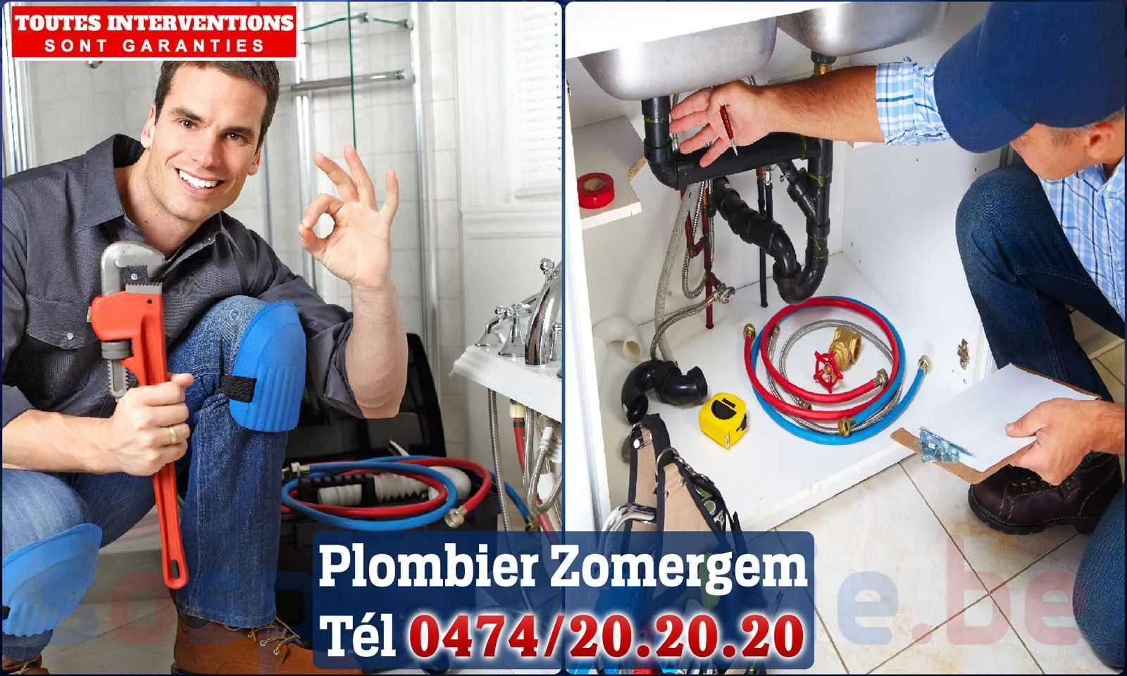 SOS Plomberie - Plombier Zomergem pour installation et réparation