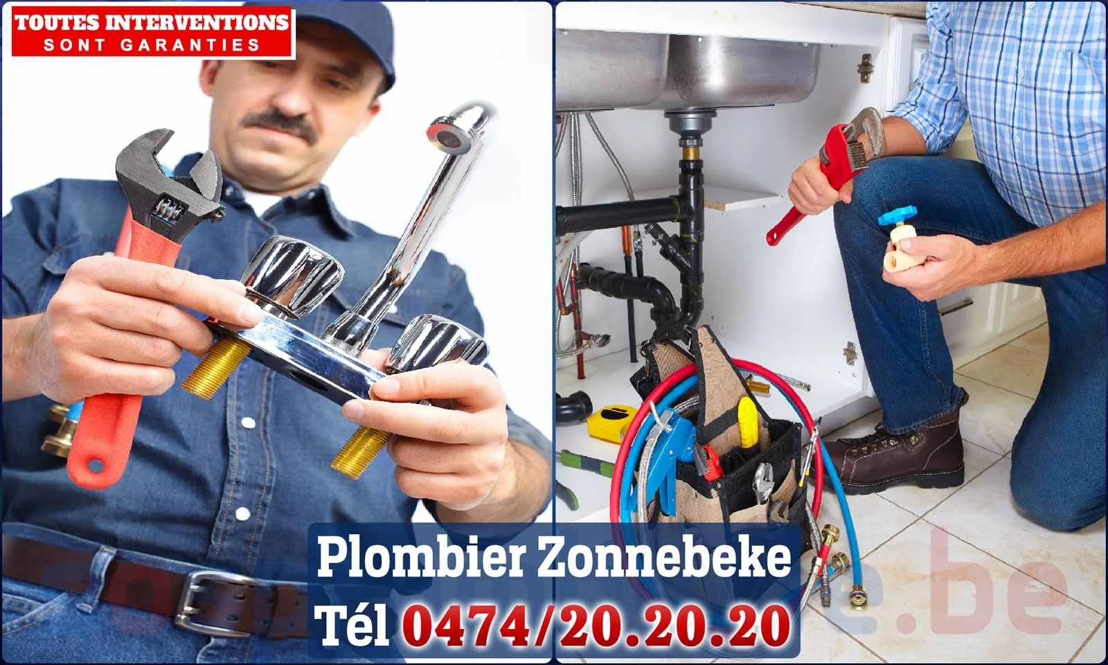 SOS Plomberie - Plombier Zonnebeke pour installation et réparation