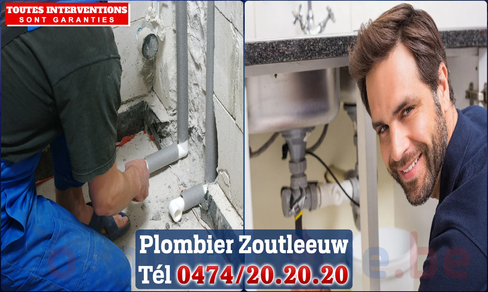 SOS Plomberie - Plombier Zoutleeuw pour installation et réparation