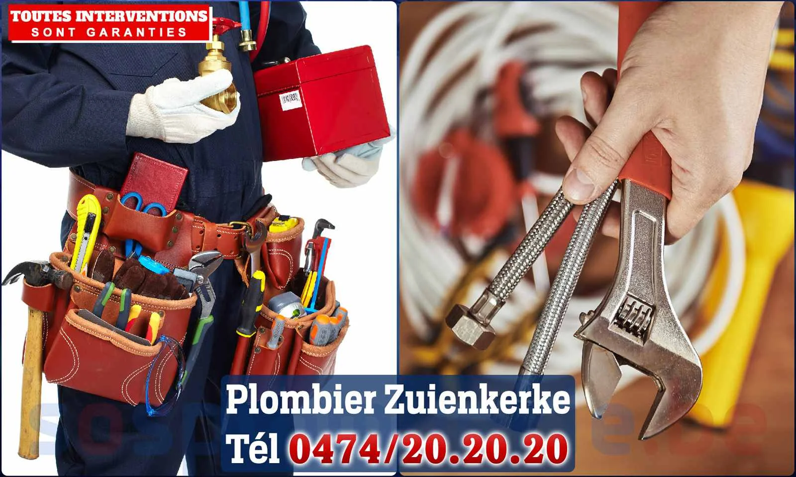 SOS Plomberie - Plombier Zuienkerke pour installation et réparation